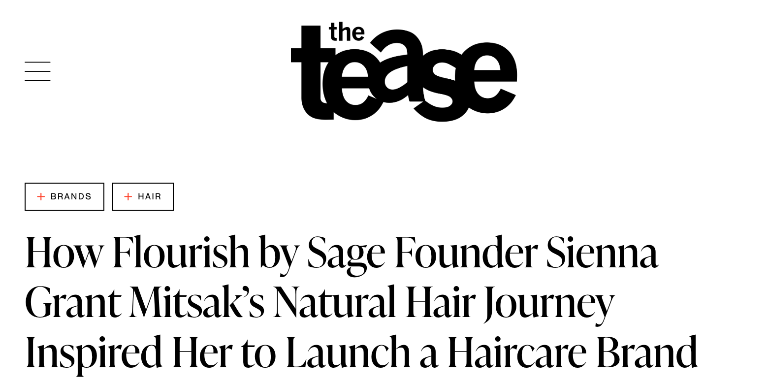 Check our our recent feature with viral beauty blog, The Tease